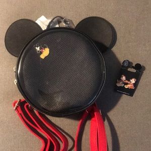 Disney loungefly Mickey pin backpack